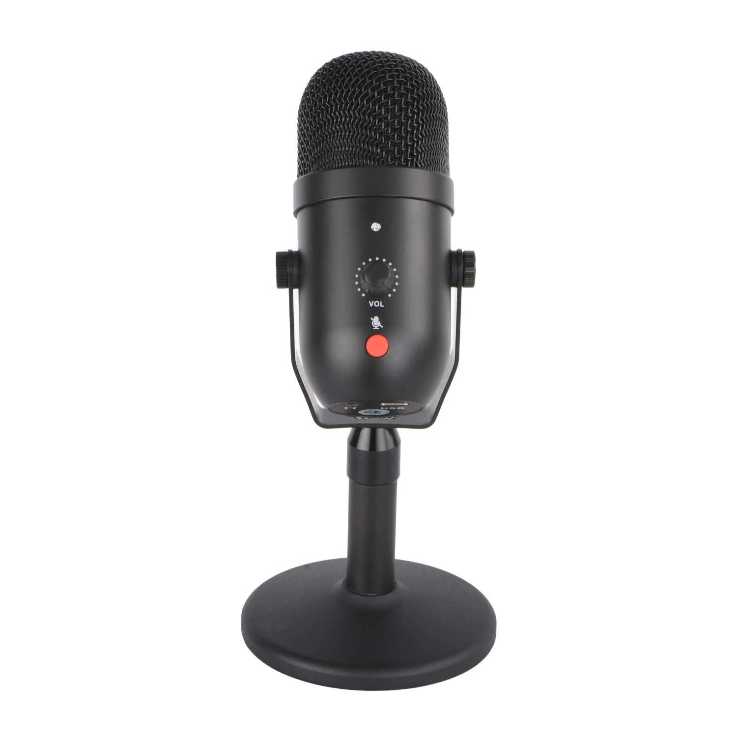 Freeboss CM16 Metal Body 24bit 96KHz Monitor Mute Low Noise Recording Chat USB Computer Mobilie Condenser Microphone