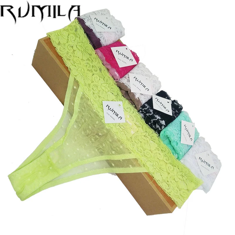 XXXXL 5color SEXY lace cotton Women Sexy Thongs G-string low-rise Underwear Panties Briefs lingerie bikini Ladies 1pcs ZX72