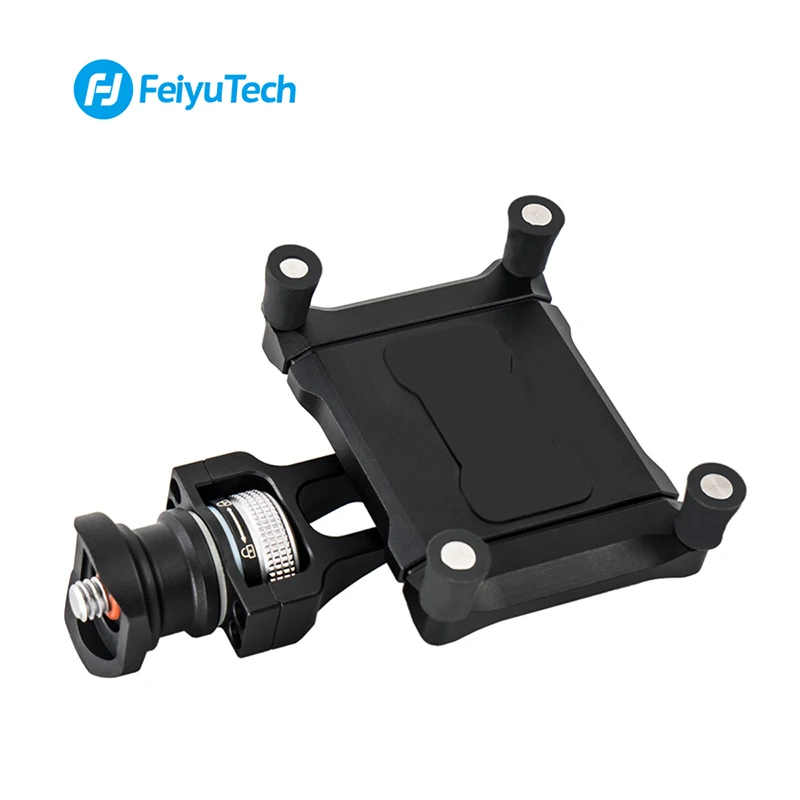 Feiyu Phone Holder Mount Adapter for G6 G6 Plus Bracket Clip Clamp Holder for Action Camera Gimbal iPhone X 8 7 Samsung