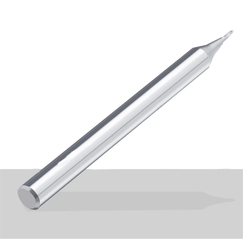 1 peça hrc50 2f alumínio micropath fresa bola cortador de carboneto fresas centro de usinagem cnc 0.1-0.9mm