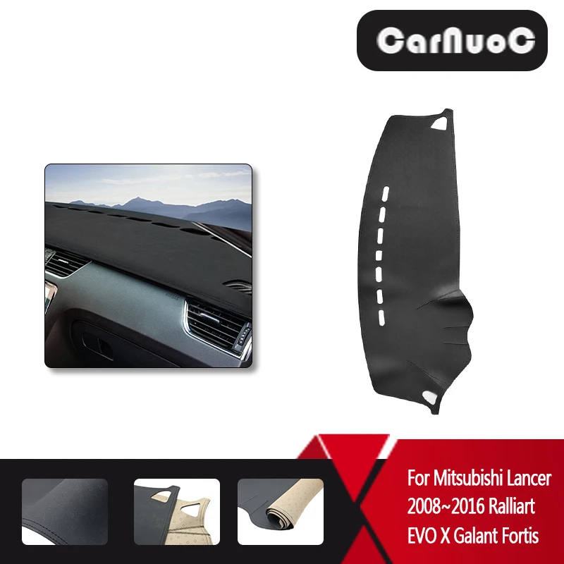 

Dashboard Cover Protective Pad For Mitsubishi Lancer 2008~2016 Ralliart EVO X Galant Fortis EX Accessories Dash Board Sunshade