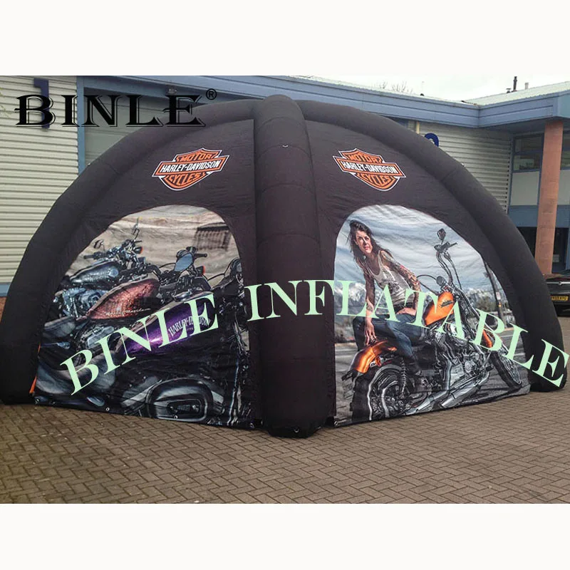 Outdoor constant inflatable spider tent with open sides small air dome event station xgloo tent gazebo for trade show