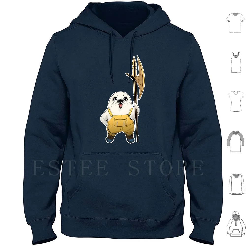 Saga-Ghüs Sudaderas con capucha Ghüs Saga Comics Seal Ghus Fiona Grapas