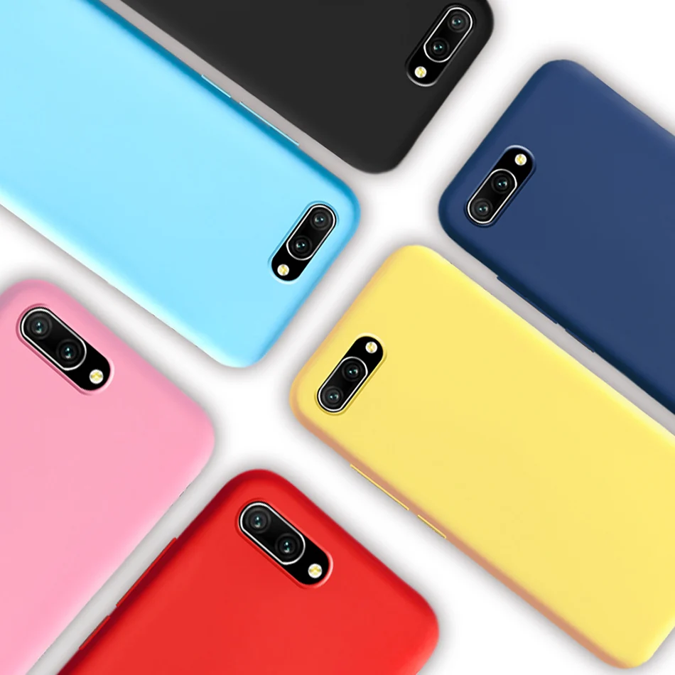 For Huawei Honor 10 honor10 Cases Candy Color Liquid Silicone Phone Case For Honor 10 Honor10 Matte Soft TPU Back Cover 5.84\