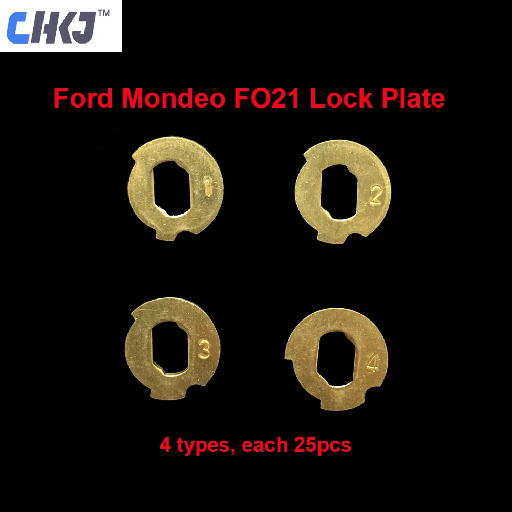 CHKJ 100pcs/lot Car Lock Reed FO21 Plate For Ford Mondeo NO 1.2.3.4 Each 25PCS For Ford Lock Repair Kits Locksmith Supplies