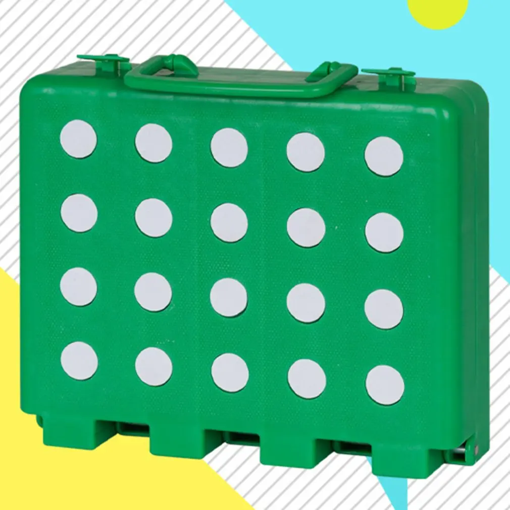 Portable Folding Stool Green Multifunctional Plastic Durable Stand Stool For Outdoor Camping Fishing Activities