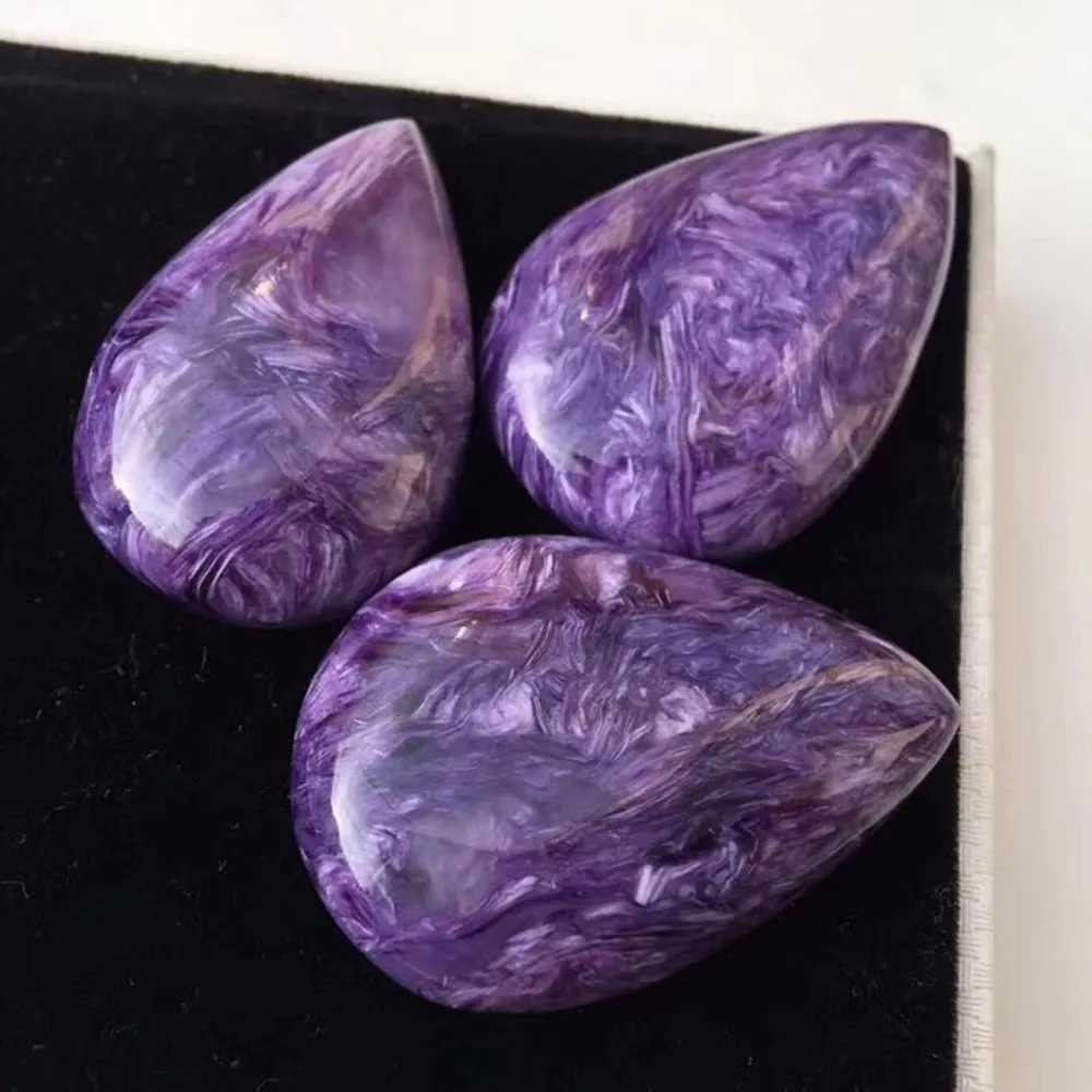 Charoite pendant gemstones natural mineral crystals spiritual healing home decor modern good luck regalos para mujer