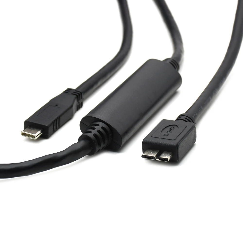 

26Ft 8m USB3.1 Type-c (USB C) to Micro B 3.0 Cable for Apple MacBook Pro Laptop Camera External Hard S8/S9 with repeater Chipset