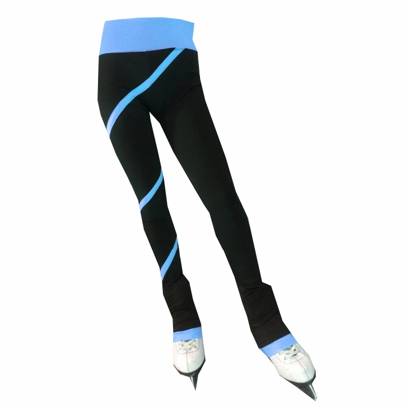 Ice Skating pants Girls Soft fleece Women Children Skate Team Training leggings Women Skiing Figure skating Trousers JB101