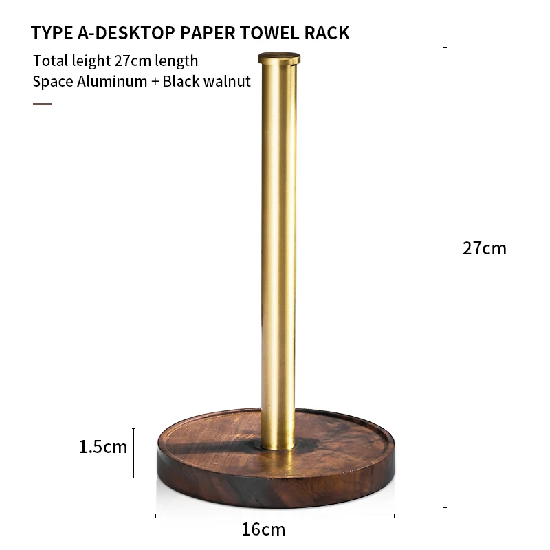 Kitchen Roll Paper Holder Standing Paper Holder Fresh-Keeping Bag Holder Toilet Roll Paper Holders Bathroom Shelf Home Deco