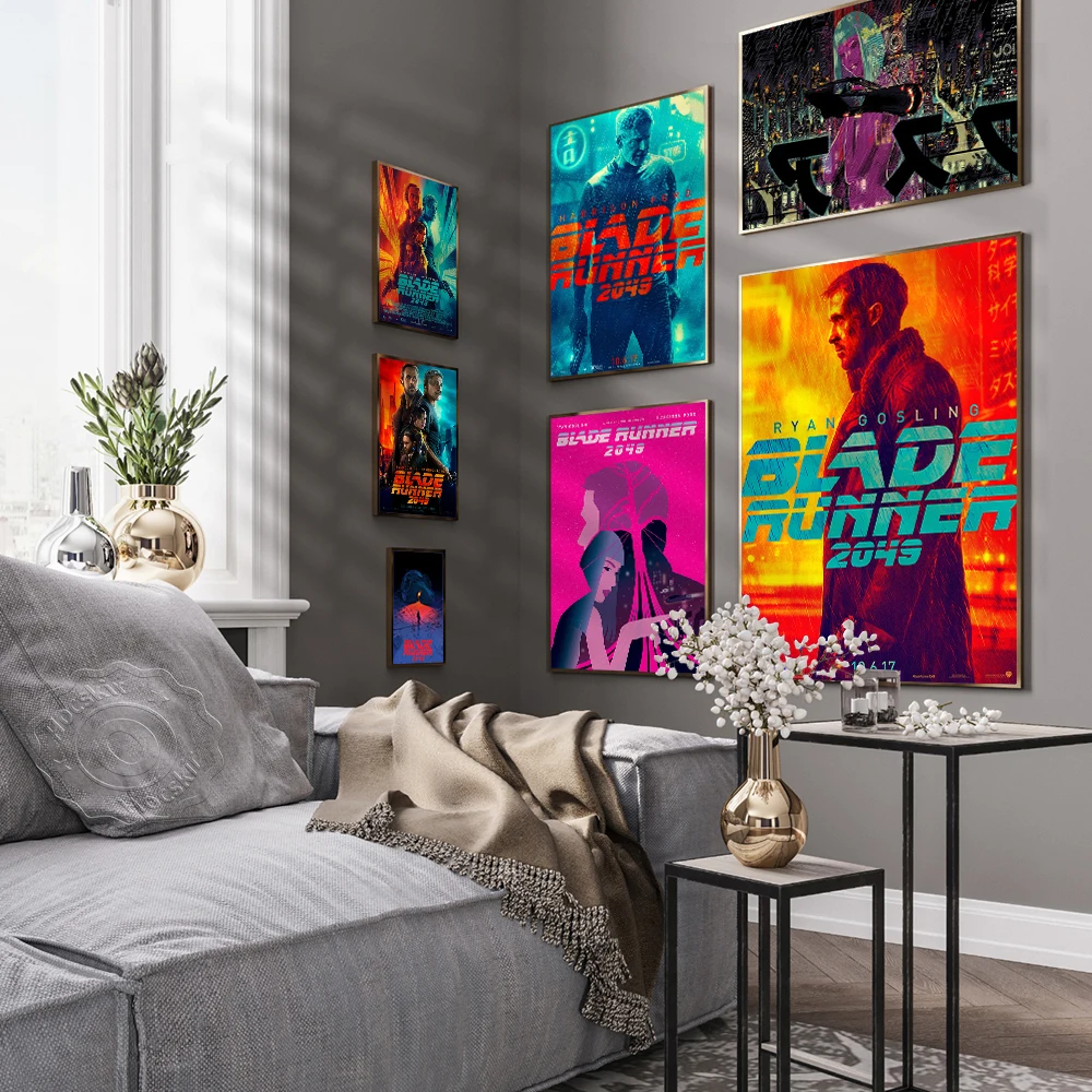 Blade Runner 2049 Movie Posters and Prints Home Wall Decor Film Cover Poster for Living Room Wall Stickers Canvas Wall Pictures