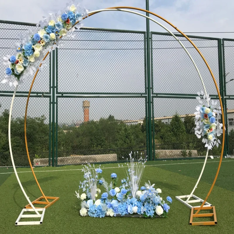 

Wrought Iron Wedding Arch, Metal Semicircle Decorative Background Frame, Birthday Party, Family Party