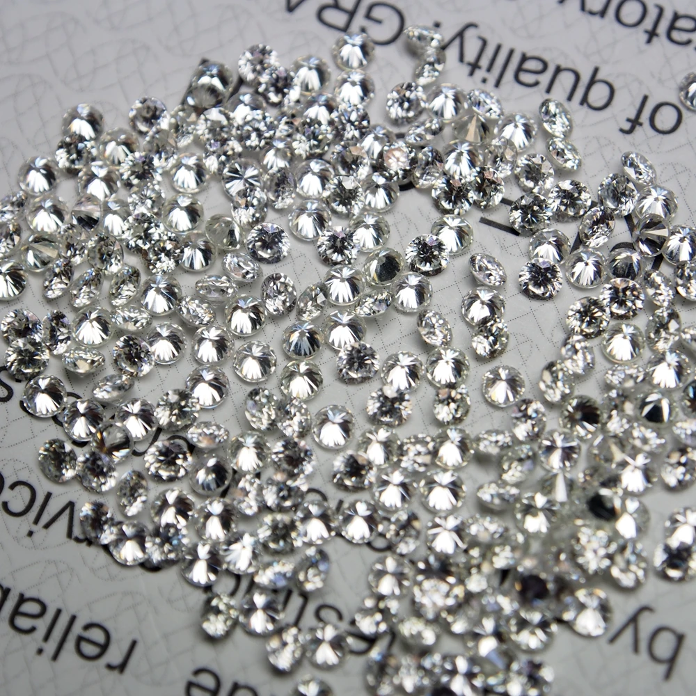 1 quilates/saco gh cor 2.25mm moissanite brilhante corte diamante pedra moissanite