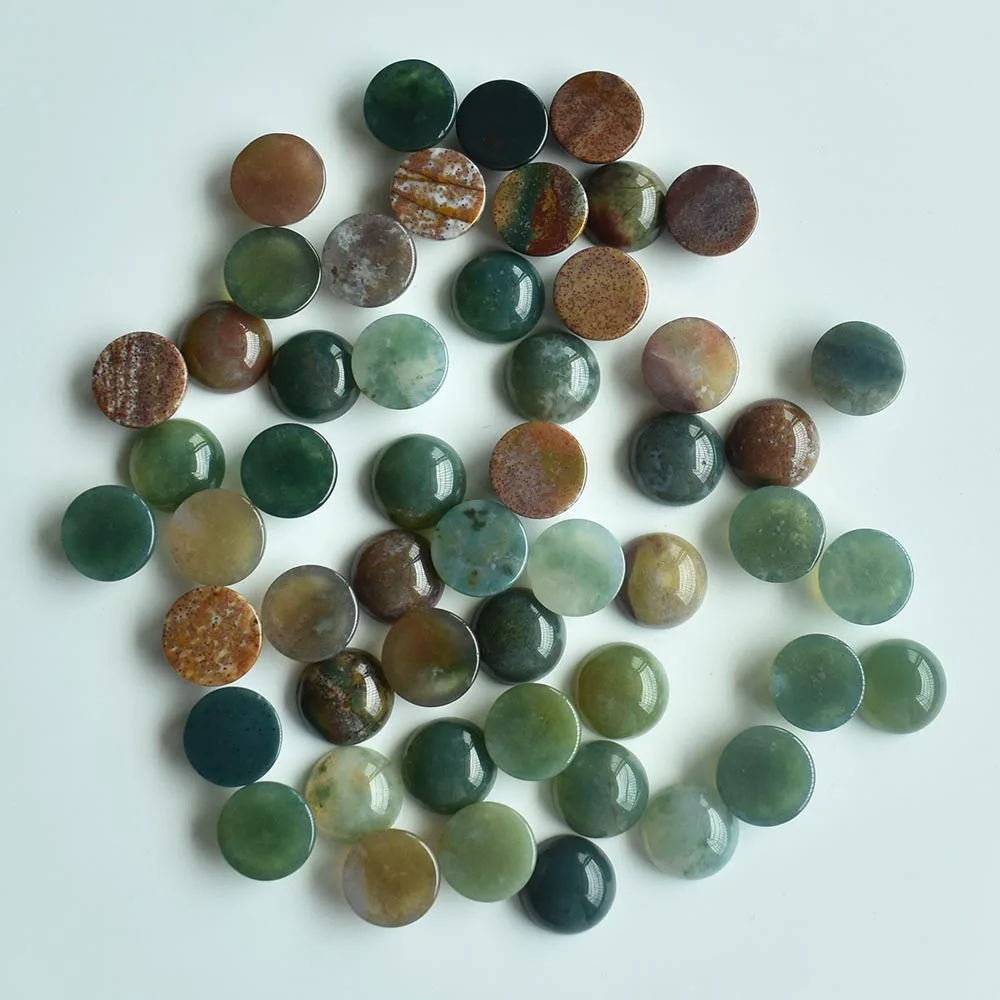 Modische, hochwertige gemischte runde CAB-CABOCHON Natursteinperlen für Schmuckzubehör, 12mm, Großhandel, 50 Stück/Lot, kostenloser Versand. – Detail 19