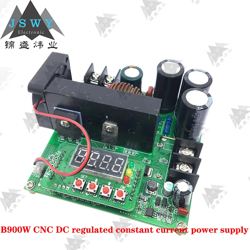 B900W CNC DC regulated constant current power supply adjustable boost power module 120V15A charger board Module for arduino Diy