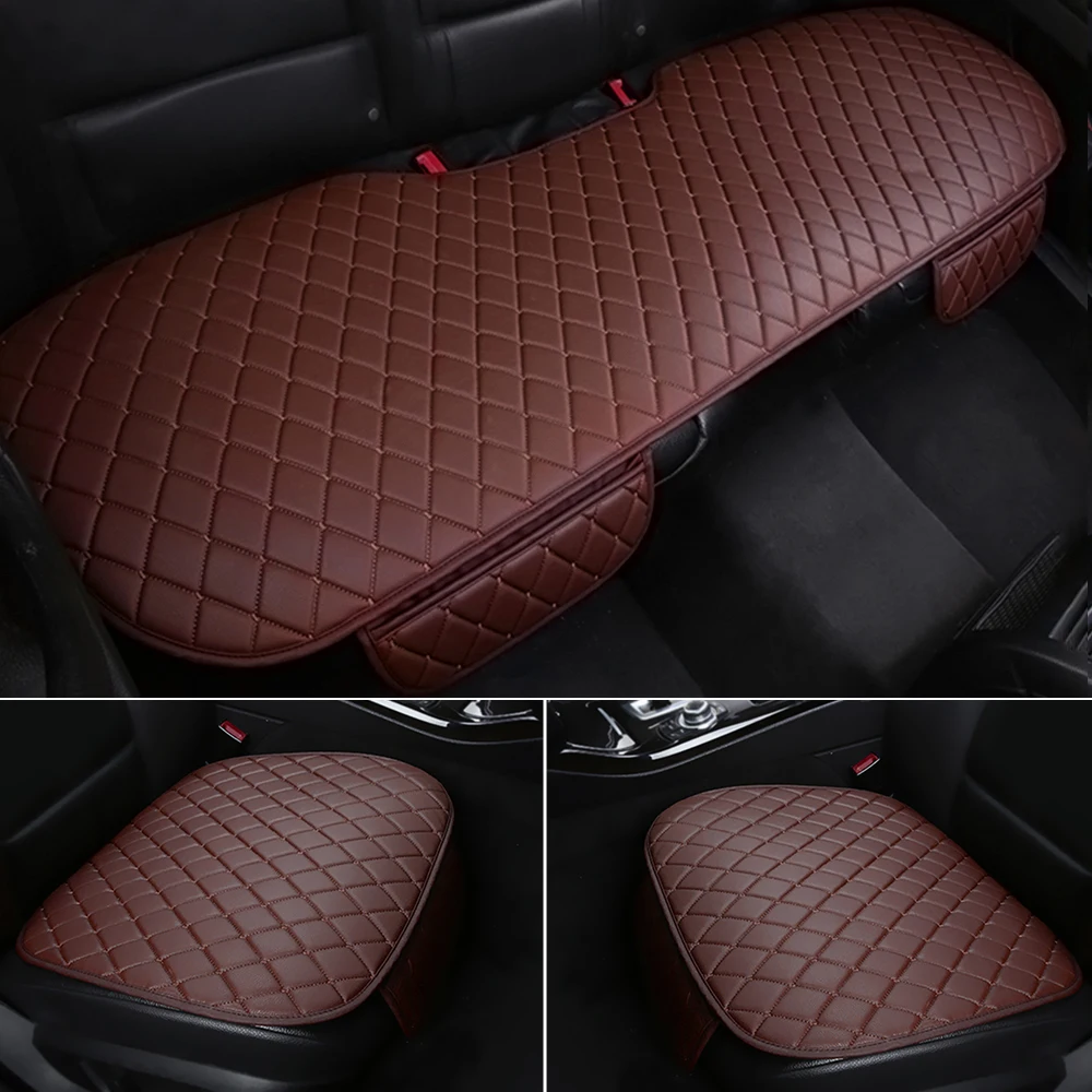 

1/3PCS Leather Car Seat Cover For MINI ONE COOPER Paceman Clubman Countryman Automobile Seat Cushion Front/Rear Protection Cover