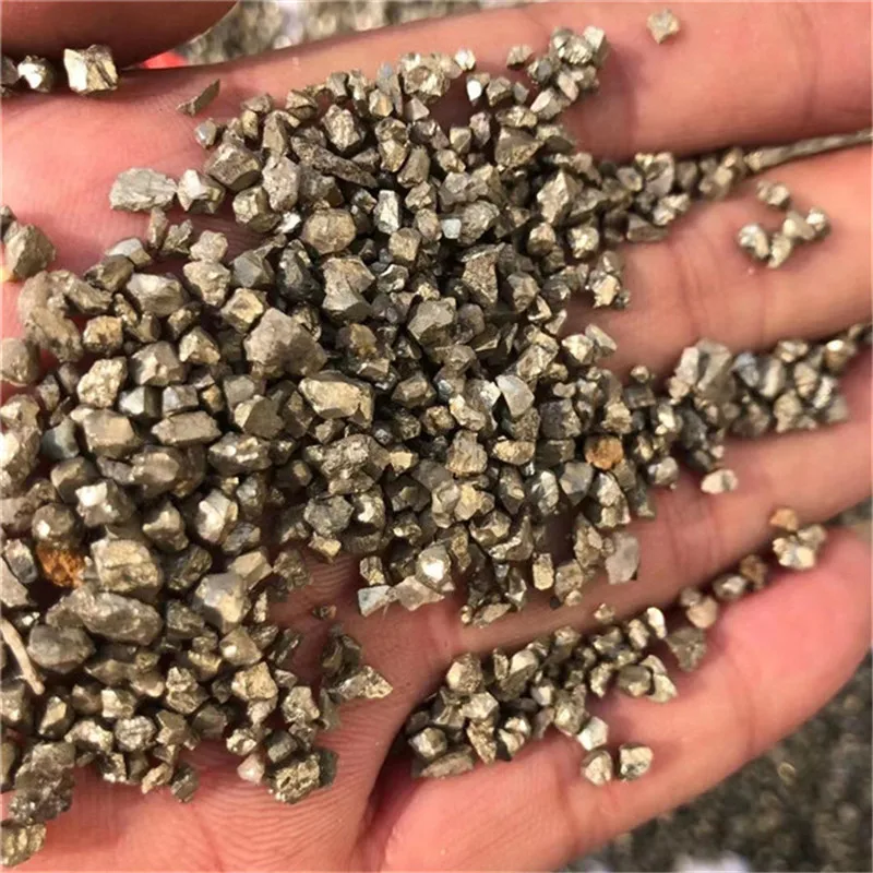Crystals gemstone spiritual natural Stones pyrite gravel