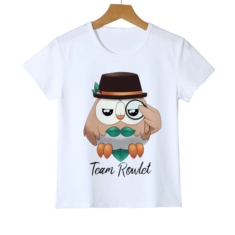 

Fashion Kids Short Sleeve Owl Print T-shirt New Summer Boys Casual Tops Girl Cool Hipster Tee Cute Animal Design T shirt