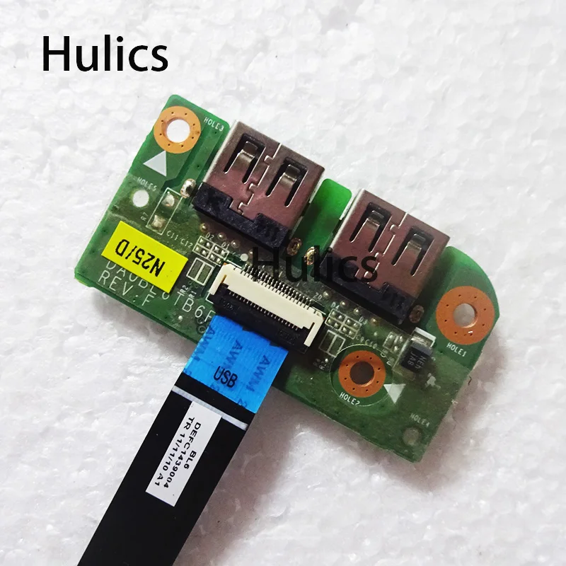 Hulics Used For Toshiba Satellite L750 L755 L750D L755D Series Dual Usb Port Board W/ Cable DA0BL6TB6F0