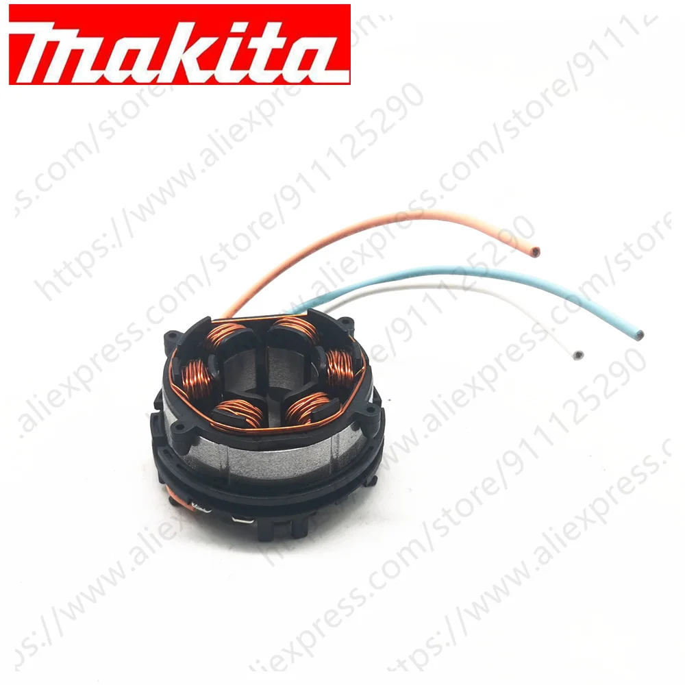 Stator Field สำหรับ Makita BDF459 BDF459Z BHP459 BHP459Z DDF459 DDF459Z DHP459 DF459D LXPH05 LXPH05Z 629960-3