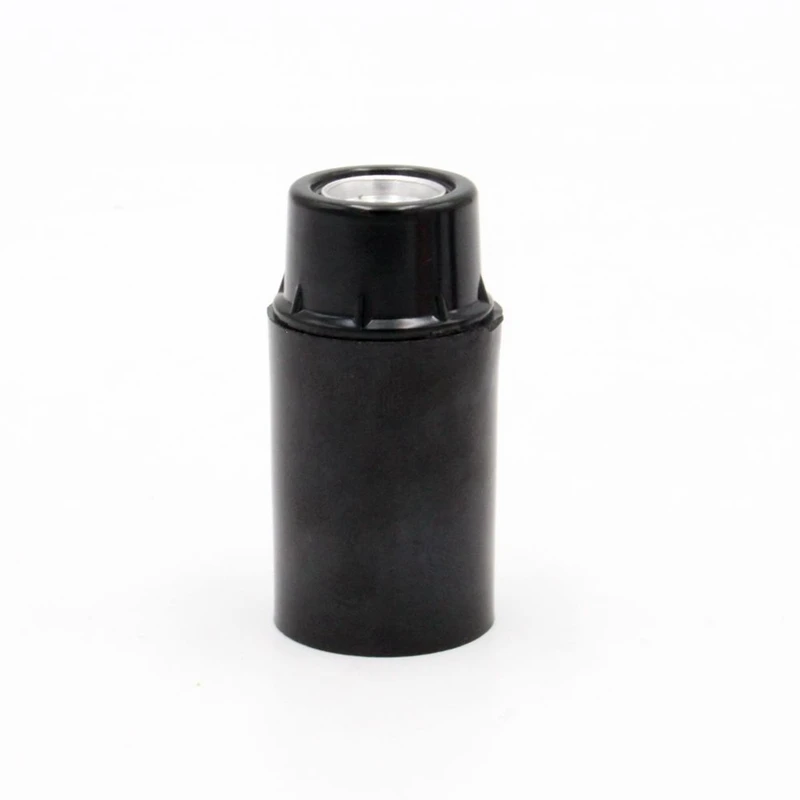 CE E14 Black Bakelite Phenolic Threaded Bulb Lamp Holder LED Incandescent Light Socket Fittings