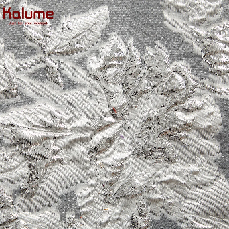 Kalume African Jacquard Brocade Fabric 2024 Nigerian French Tulle Lace Fabric Embroidey High Quality For Diy Sew Wedding F2539