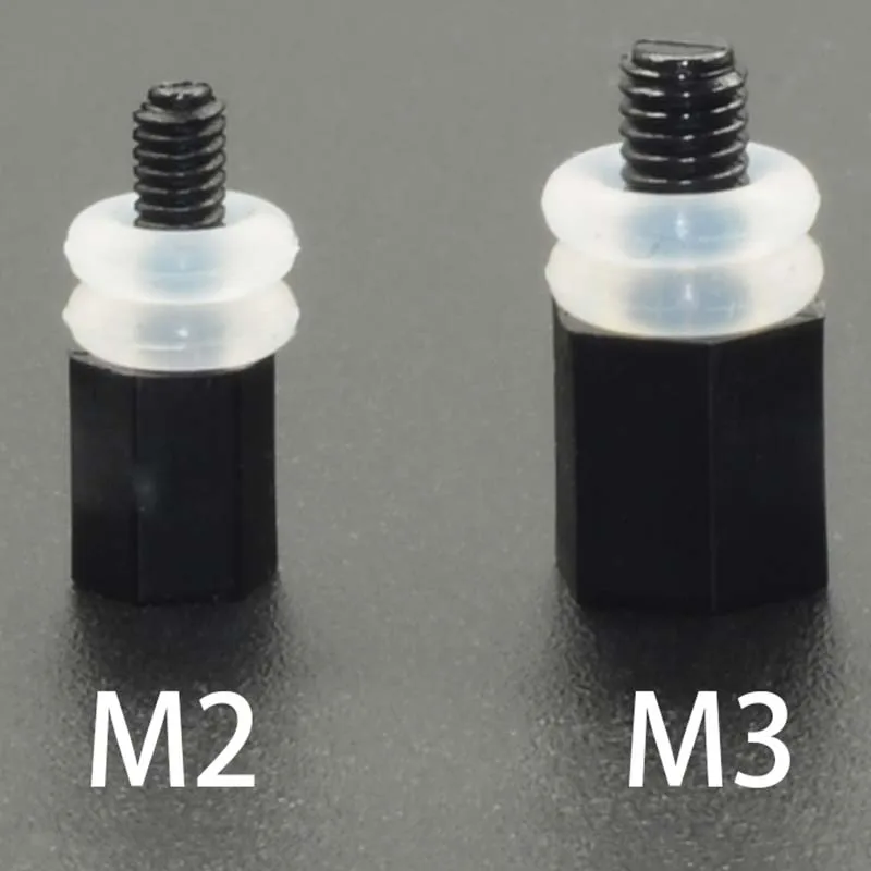 50pcs M2 M3 O shape Silicone Rubber Washer Shock Absorbor Anti Vibration Damping For F3 F4 Flytower Flight Controller RC Drone