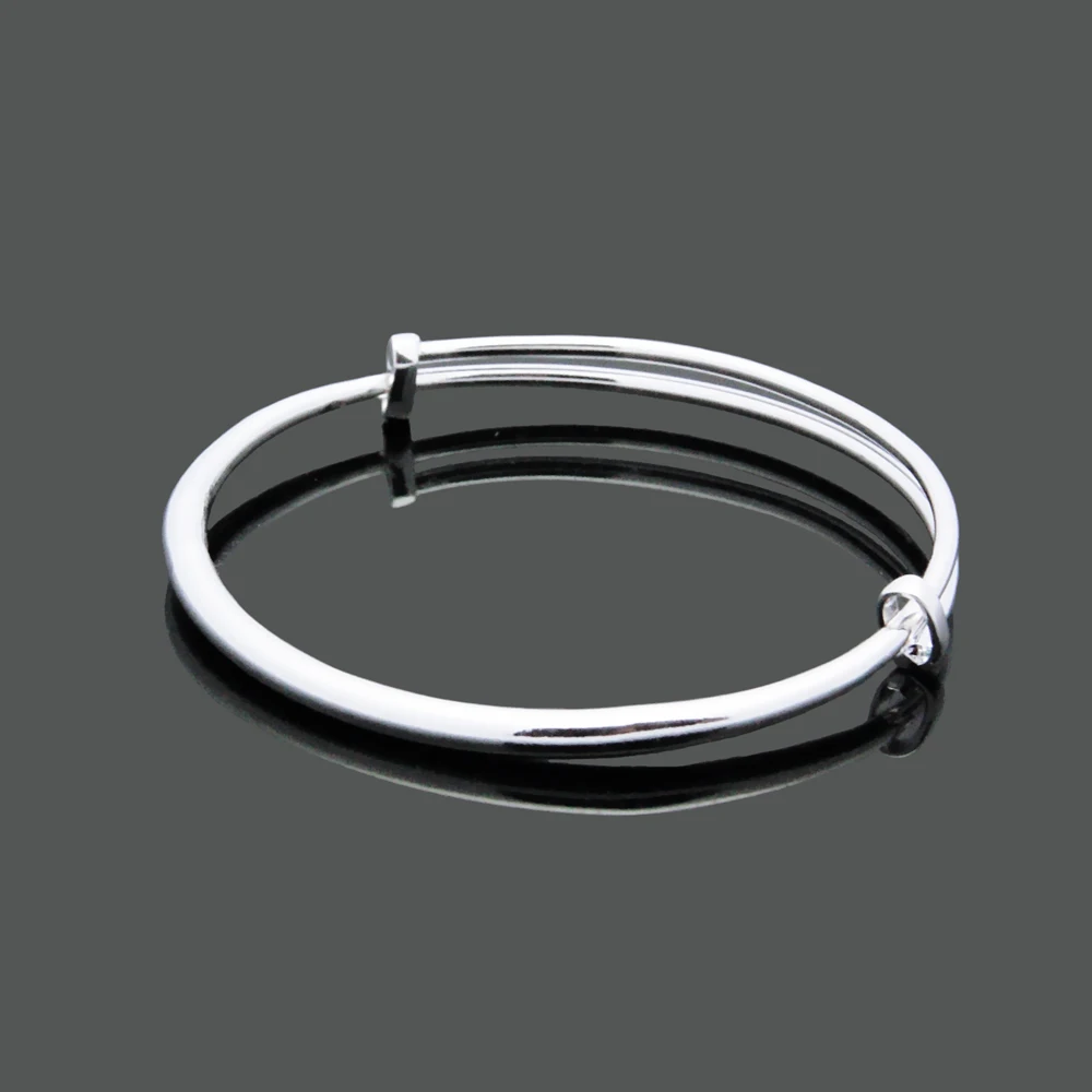 Fashion 925 sterling silver stretching Bracelet bangle for woman silver color delicate jewelry Wholesale jewelry