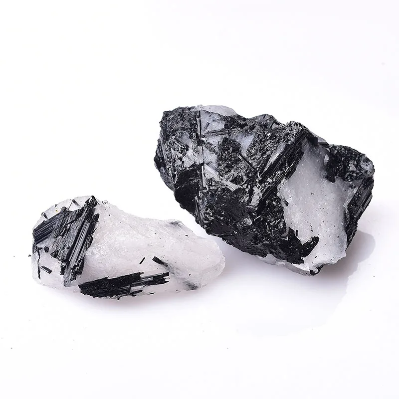 1PC Natural Black Tourmaline Crystal Natural Quartz Raw Crystals Rock Mineral Specimen Energy Healing Stone Home Decoration