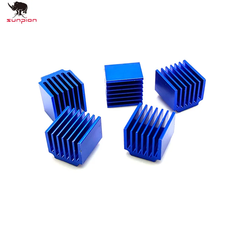 

5pcs/lot 3D Printer Parts A4988 DRV8825 LV8729 TMC2100 TMC2208 Stepper Motor Driver Module Heat sinks Cooling Block Heatsink