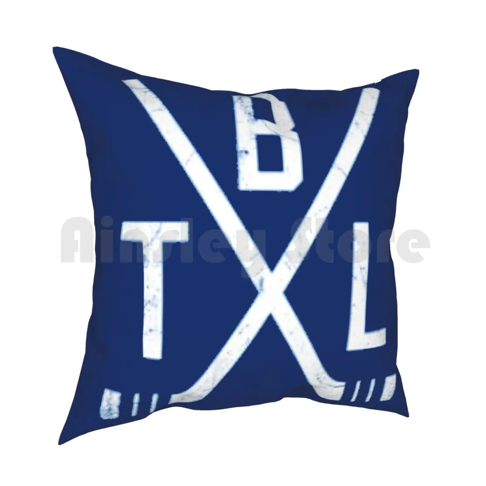 Hockey-- Blue Pillow Case Printed Home Soft Throw Pillow Hockey Ice Hockey Professional Hockey Sport Sports Sports Team