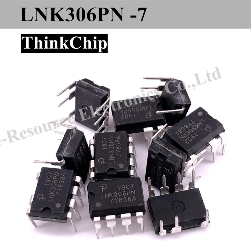 (10pcs) LNK306PN DIP-7 LNK306PN LNK306PG LNK306P LNK306 DIP Power Control ChIp IC