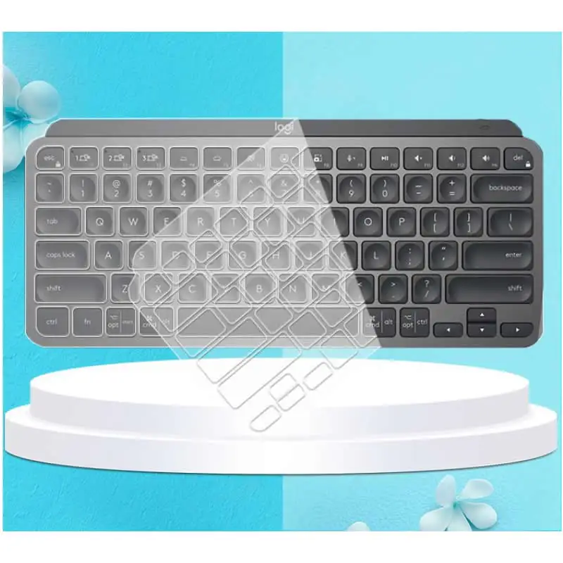 2 X Waterproof Dustproof Silicone keyboard Skin Guard Cover Protector For Logitech MX Keys Mini Bluetooth Keyboard