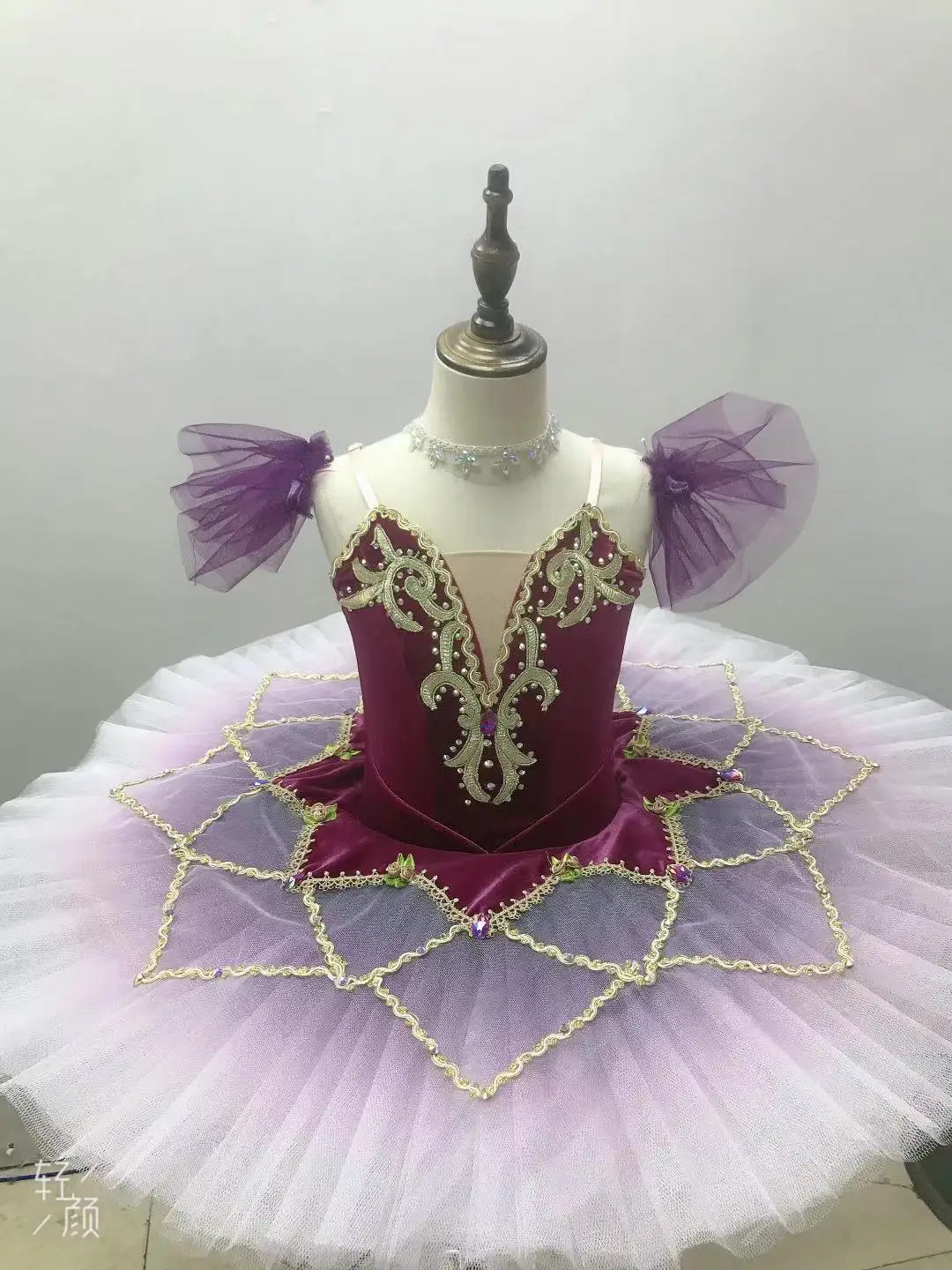 New Ballet  skirt Professional classical Pancake Tutu costumes  Flower fairy dance dress