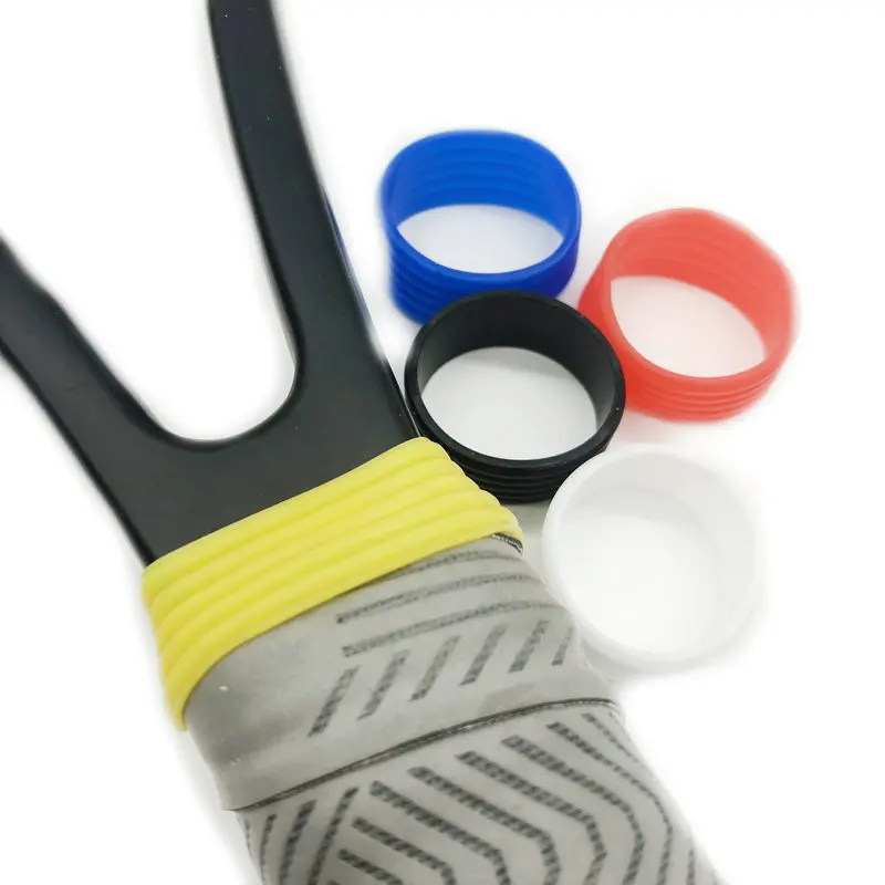 

Powerti 50pcs/lot Tennis Handle Sweat Overgrips Silicone Rings Rubber Tapes Tennis Racket Ball Net Accessories