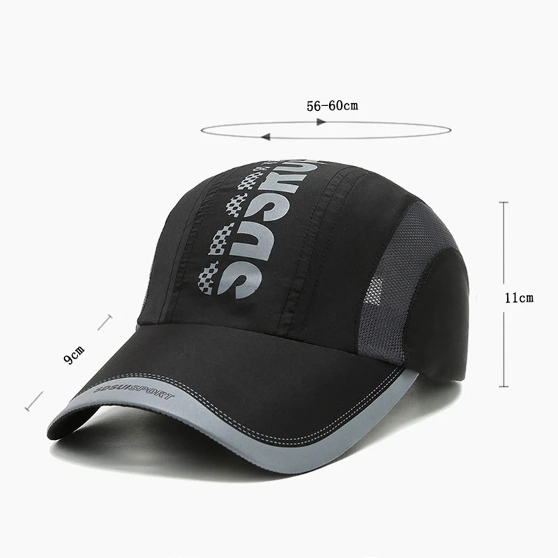 Summer Breathable Ultra-Thin Quick Drying Women Men\'s Baseball Cap Outdoor Sports Mountaineering  Cycling Fishing Truck Hat A150