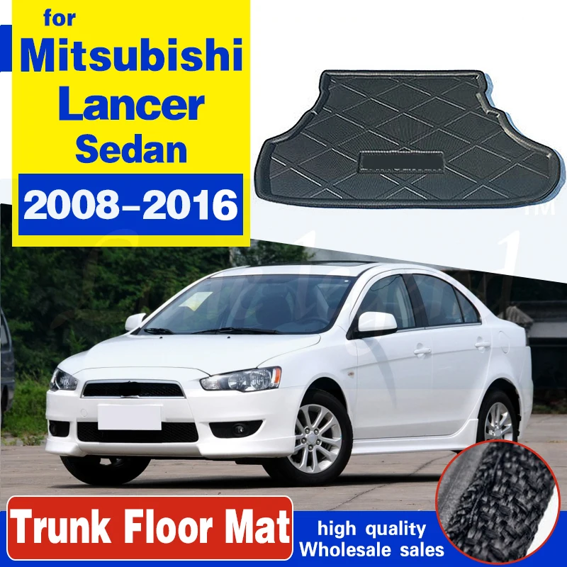 Rear Trunk Cargo Liner Boot Mat Tray Floor Carpet For Mitsubishi Lancer Sedan 2008 2009 2010 2011 2012 2013 2014 2015 2016