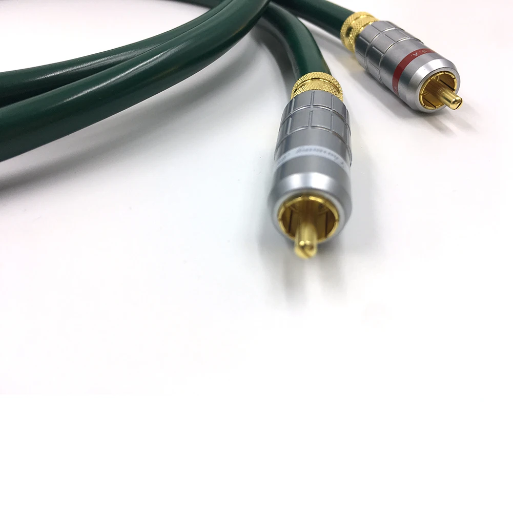 Hifi furutech alfa série FA-220 occ interconexão rca cabo de áudio amplificador de cd y dvd banhado a ouro rca macho