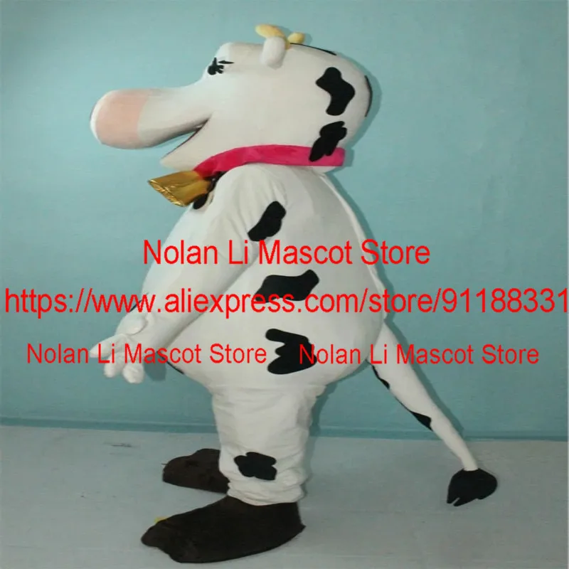 Hete Verkoop Koe Mascotte Kostuum Set Cosplay Verjaardagsfeestje Spel Reclame Carnaval Kerst Easter Halloween 1120