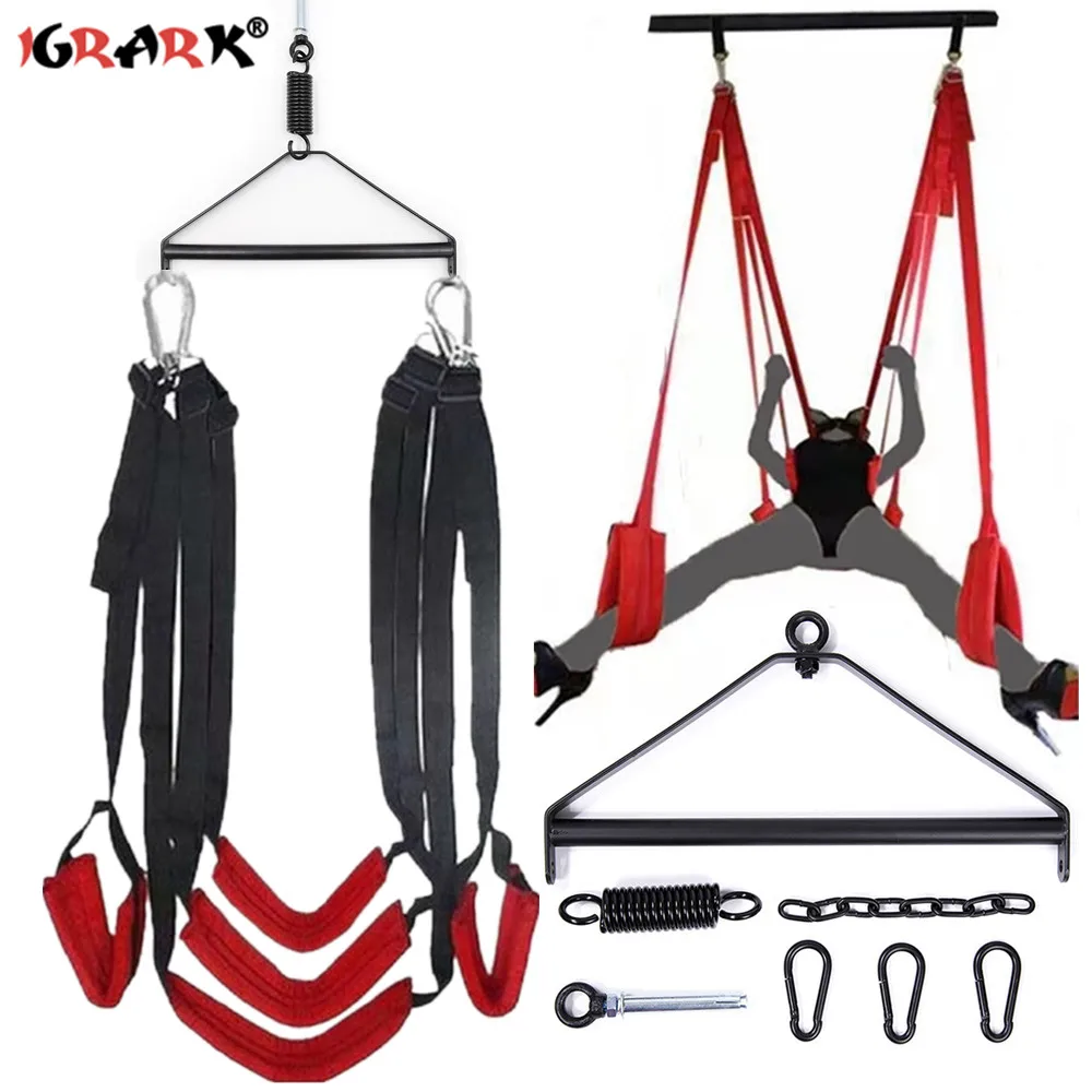 Sex Toys for Couples Erotic Product Sex Swing Soft Sex Furniture BDSM Fetish Bondage Love Adult Games Chairs Hanging Door Swings