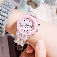 New Kids Watch Children LED Luminous Child Wrist Watches Sports Watch for Girls Boys Night Light 3D Quartz Clock 2023 Wristwatch