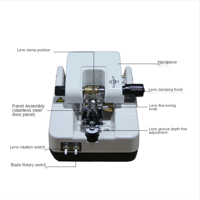 J800 Glasses Slotting Machine Wire Drawing Machine Stainless Iron Processing Machine Glasses Shop Equipment