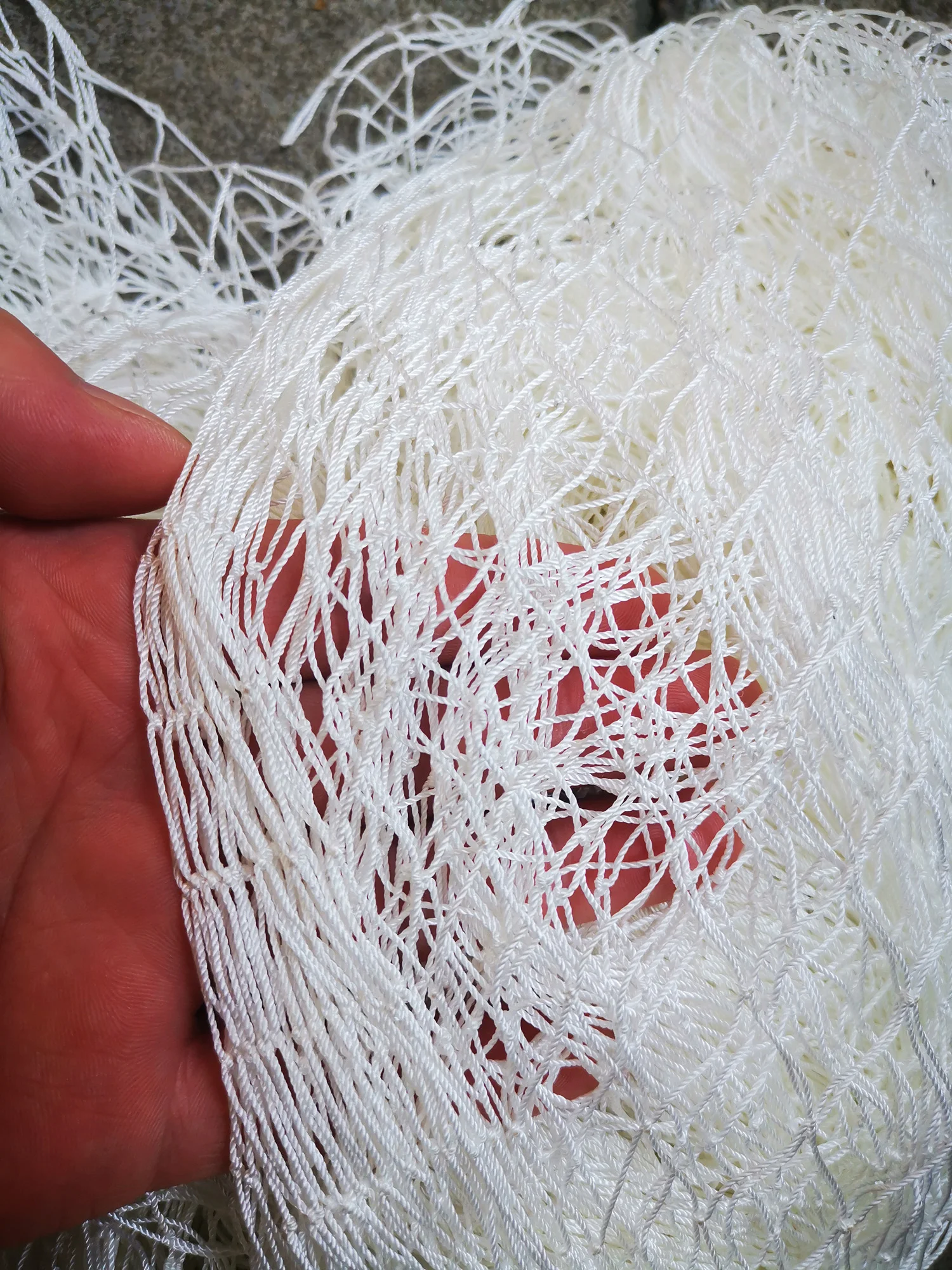 White Nylon Net,12-Strands Heavy Duty Garden Netting,Soft Nylon Mesh for Deer Chicken Fence Anti Bird Net Poultry Climbing Plant