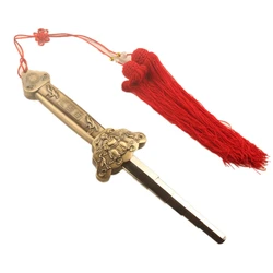 Retractable Tai Chi Sword, Traditional Shaolin Kungfu, Stainless Steel Performance Sword, Classic Tassel Decoration