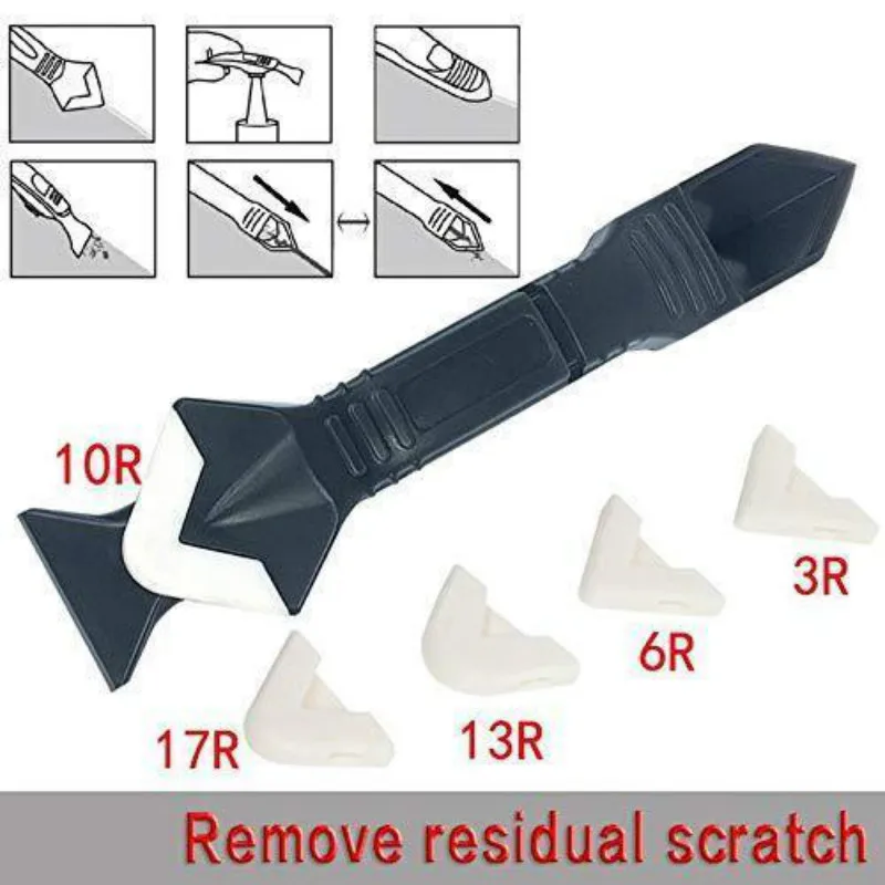 Glass Glue Angle Scraper Scraper Tool & Caulking Tool Cement Scraper Tool Shovel Angle Glue Shovel Floor Cleaning Sealant Kitche