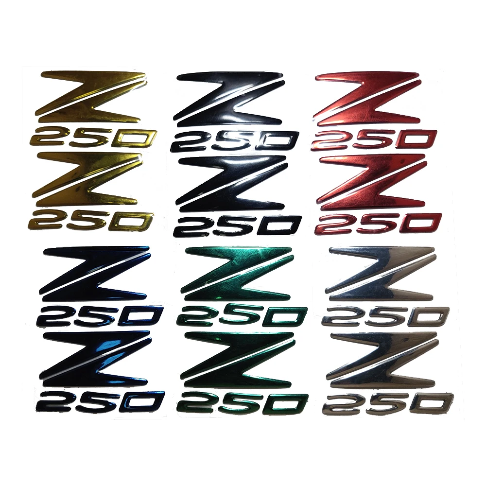 Motorcycle 3D Emblem Badge Decal Tank Ninja Z250 Z800 Z1000 Sticker For Ninja Series Z800 Z250 Z1000 ZX9R 300R 250R ZX6R 636