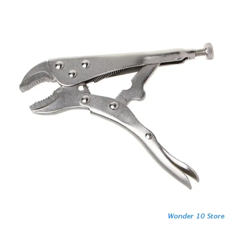 1 pc 5 Inch Locking Pliers Ground Mouth Straight Jaw Lock Vise Grip Clamp Handcraft For Mole Plier Vice Grips Pliers Tools