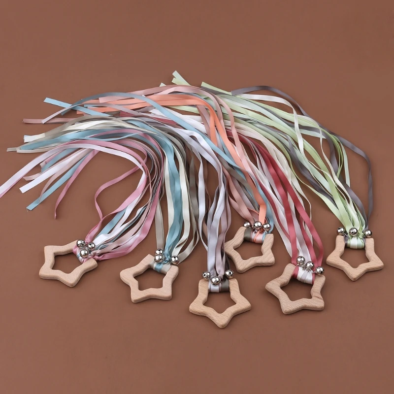 

Игрушка-змей с колокольчиками, из натурального дерева