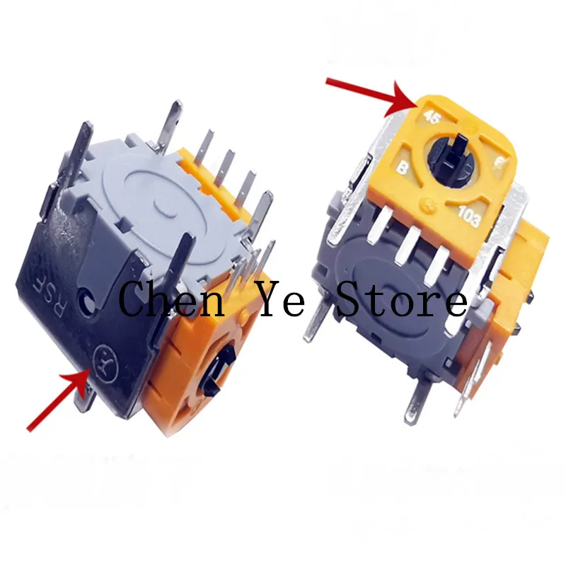 13X13mm Taiwan FJM10K 3D B103 aircraft model rocker potentiometer 360 degree back to the game machine hand switch matching cap