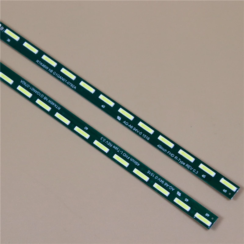 LED Array Bars For LG 49LF5900 49LF590T 49LF590U 49LF590V 49inch FHD LED Backlight Strips TV\'S Matrix Kit LED Lamps Lens Bands